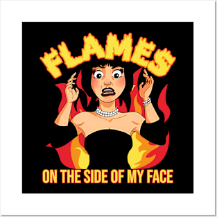 Flames Face Mode Posters and Art